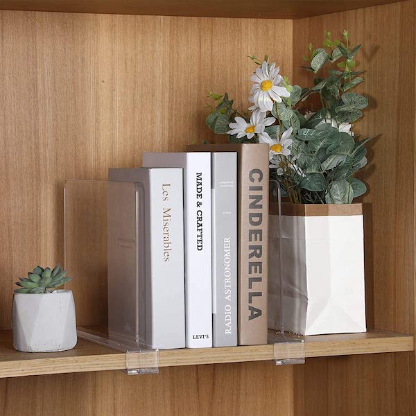 Clear shelf dividers ( Pack of 4 ) Trendz of today