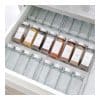 3 level extendable spice drawer insert