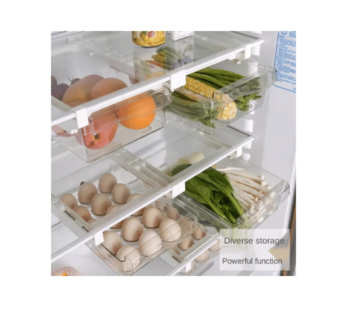 Under shelf sliding drawer organiser for fridge Trendz of today