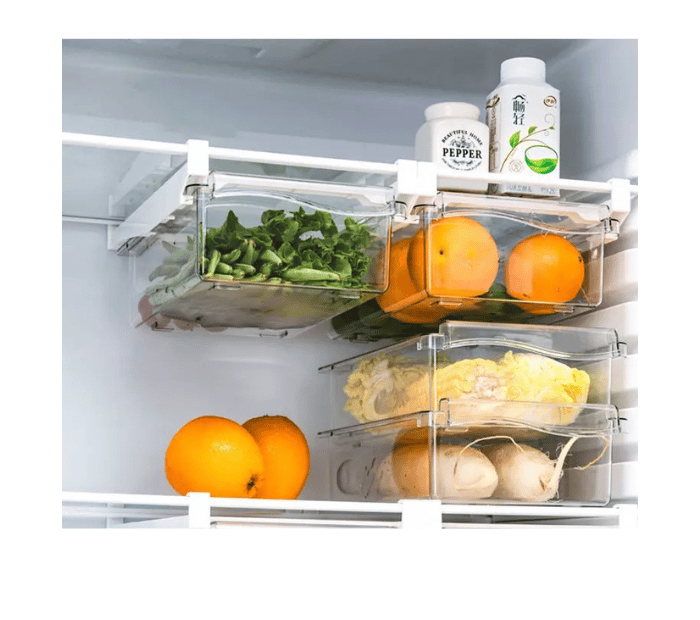 Under shelf sliding drawer organiser for fridge Trendz of today