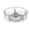 Premium Clear ' Lazy Susan' (with dividers) 30.5cm