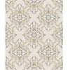 Damask Rose Wallpaper - Cream