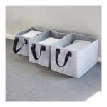 Felt foldable multipurpose basket