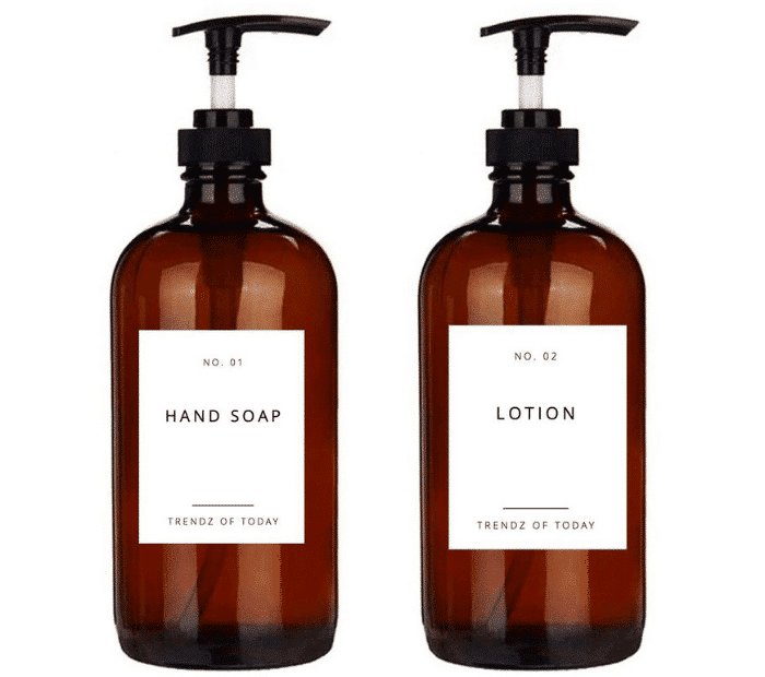 Glass Pump Bottles ( 500ml & 1L) Trendz of today