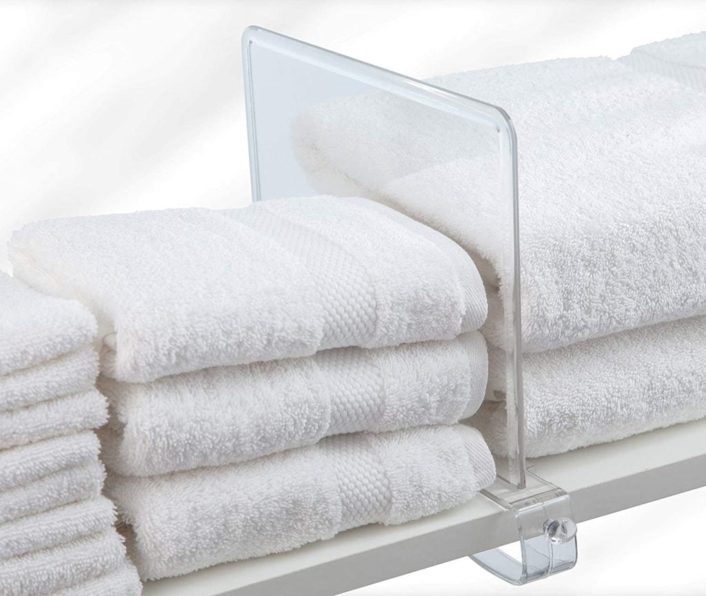 Clear shelf dividers ( Pack of 4 ) Trendz of today