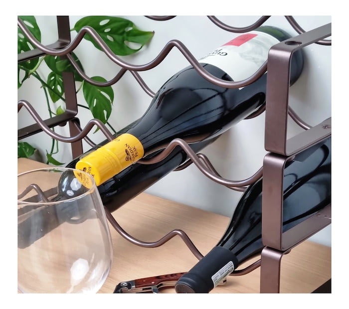 Single layer iron wine rack - Trendz of today