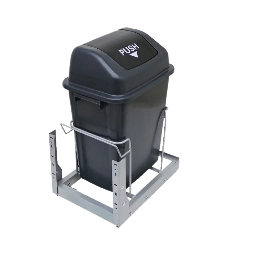 25L Pull Out Kitchen Bin With Lid Trendz of today