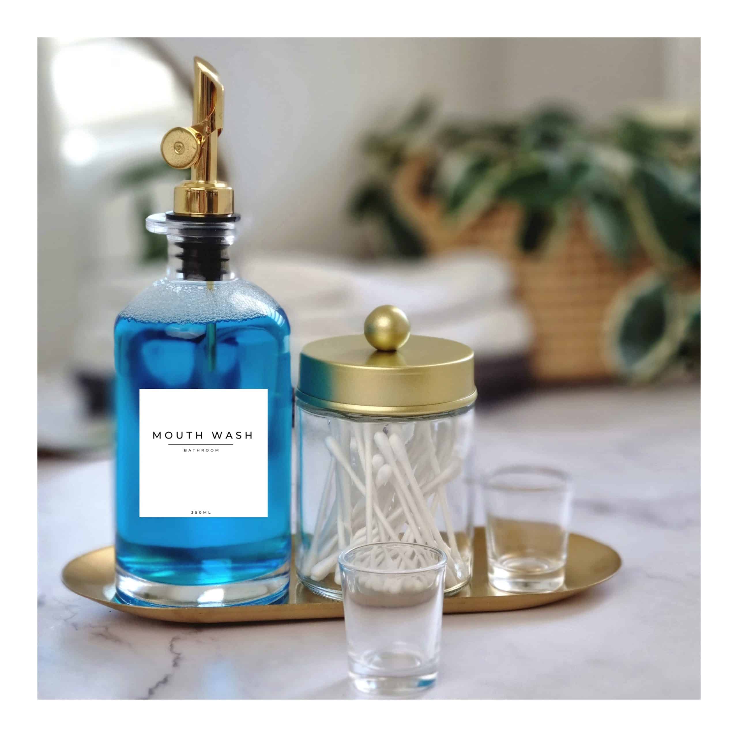 Mouthwash dispenser & bathroom set Trendz of today