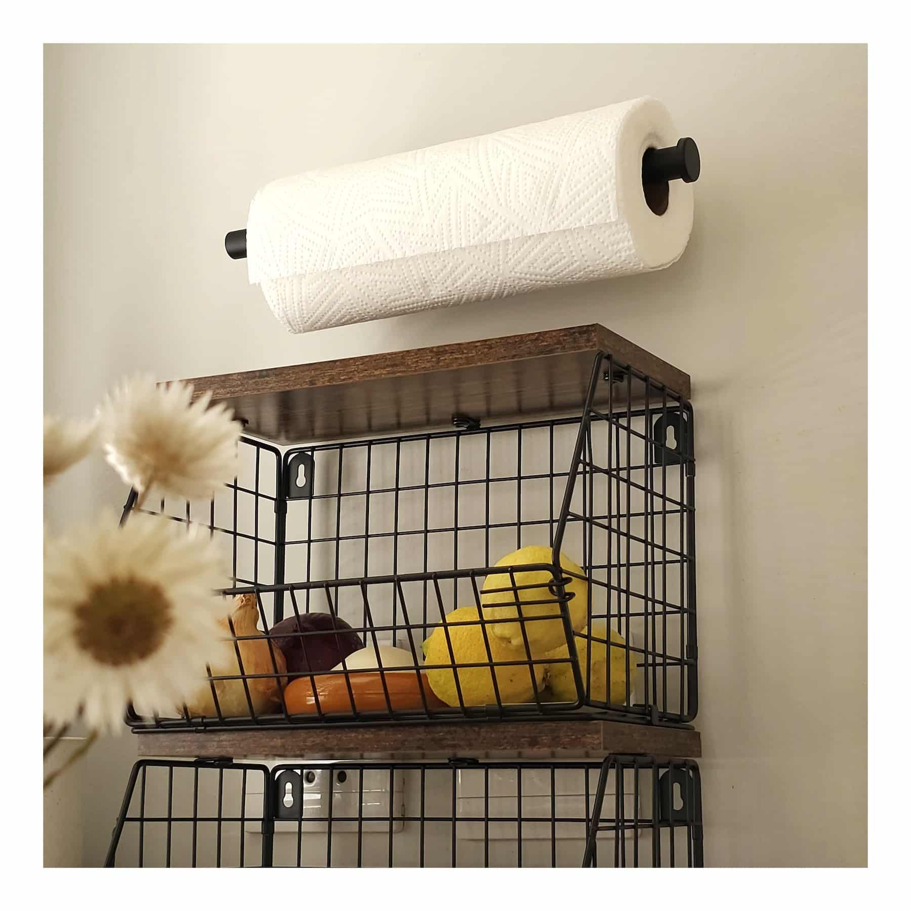 Self adhesive no drill - paper towel holder (2)