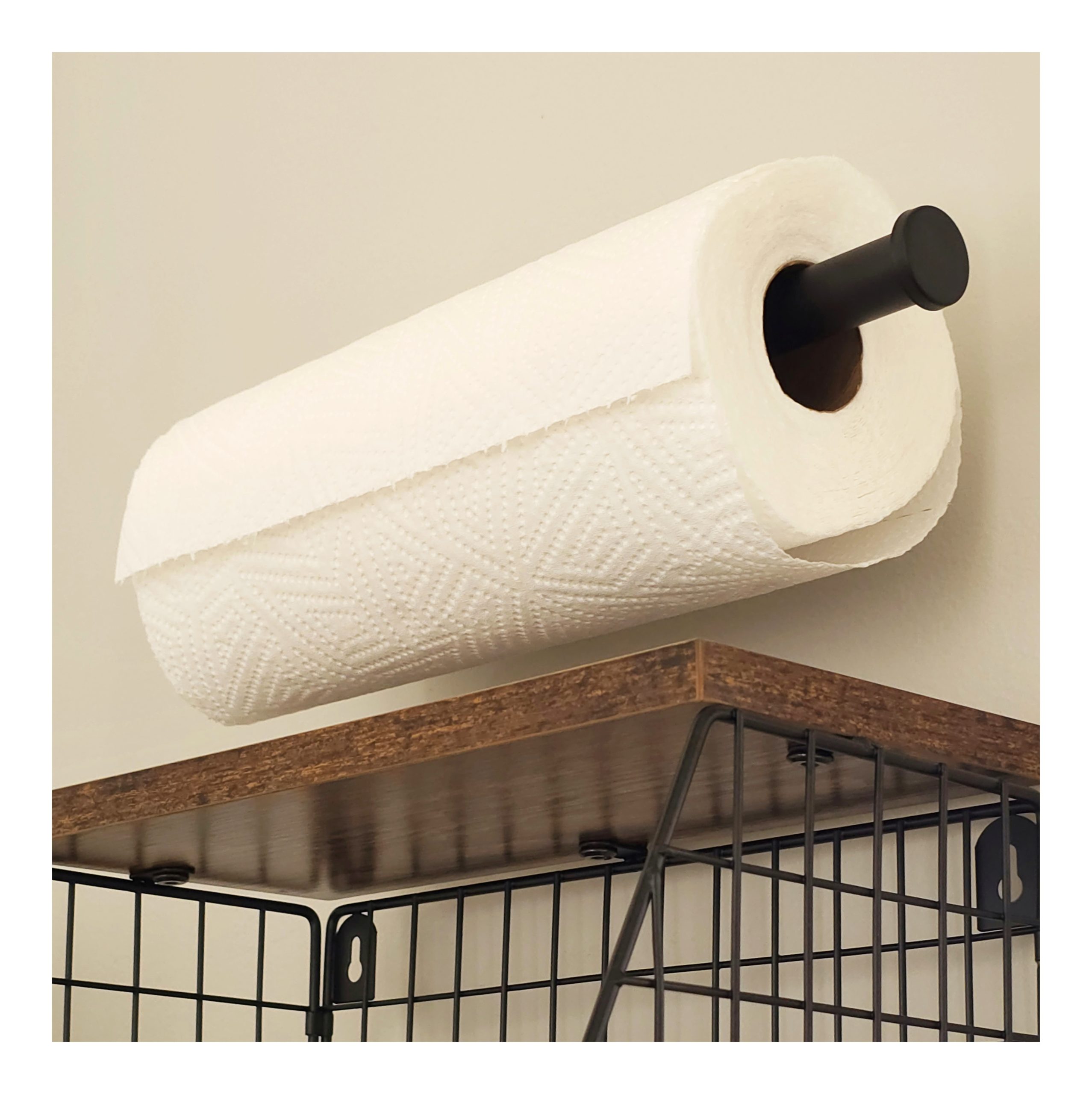 Self adhesive no drill - paper towel holder (4)