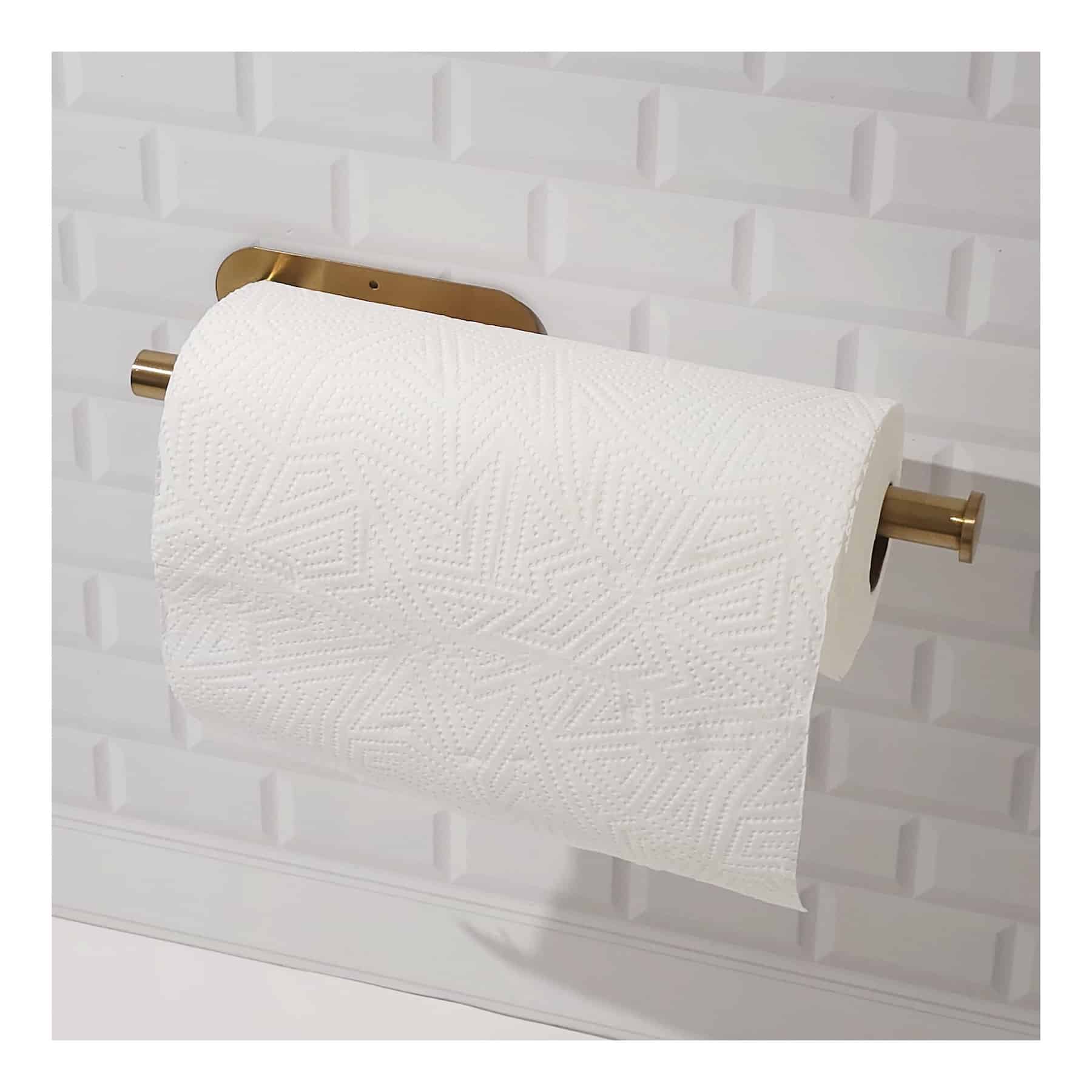 Self adhesive no drill - paper towel holder (8)