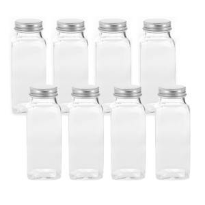 Set of 8 Large Spice Bottles (250ml)