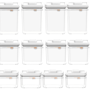 12-Piece Airtight Pop Seal Food Storage Container Set