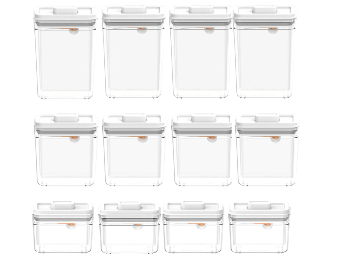 12-Piece Airtight Pop Seal Food Storage Container Set